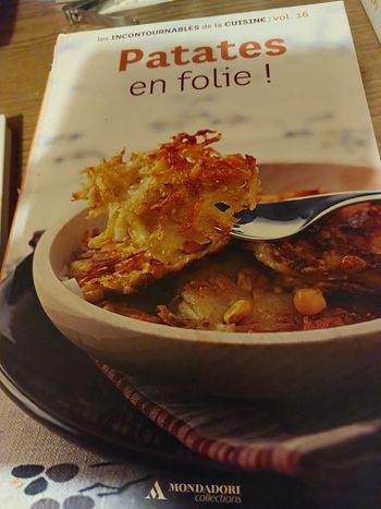 Livre de recettes  patate en folie 