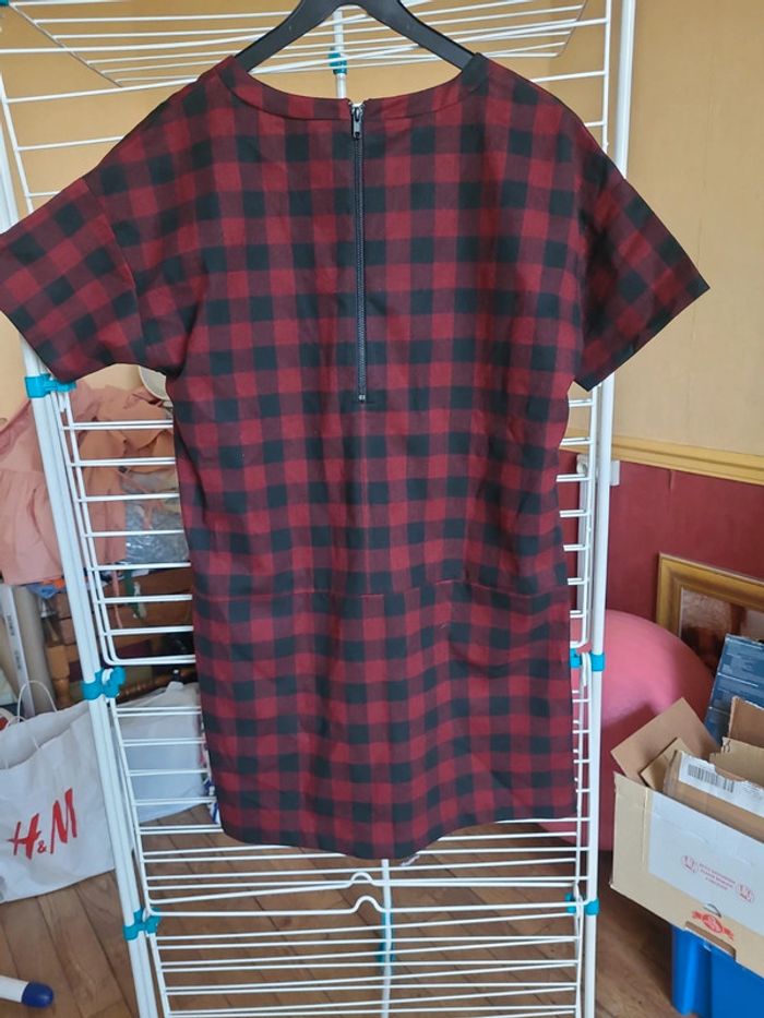 robe mango a carreaux taille 40 - photo numéro 7
