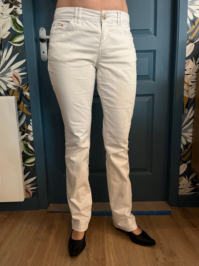 Pantalon blanc Morgan - photo numéro 1
