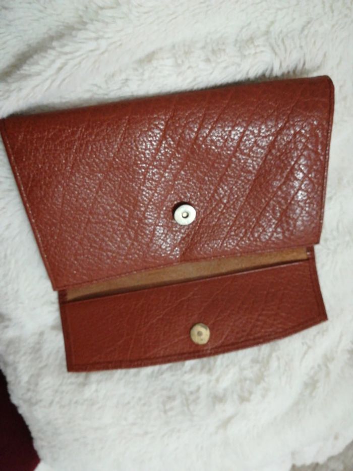 Pochette vintage brune - photo numéro 2