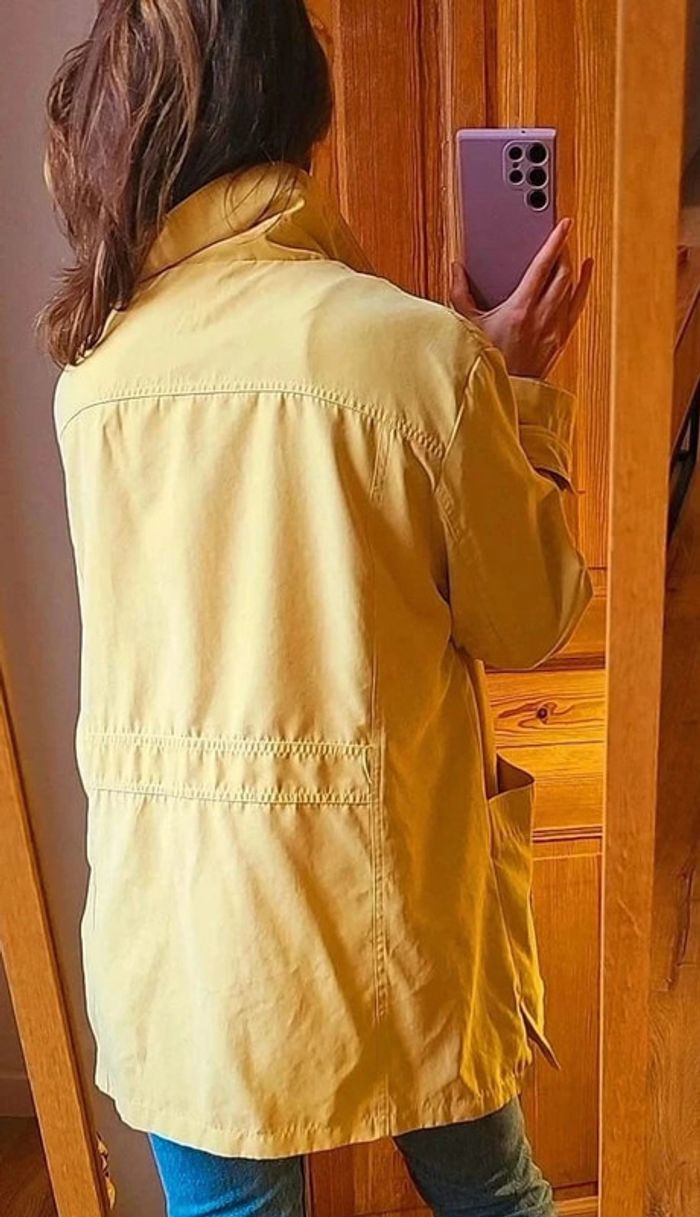 Destockage Veste légère vintage jaune pâle - photo numéro 4