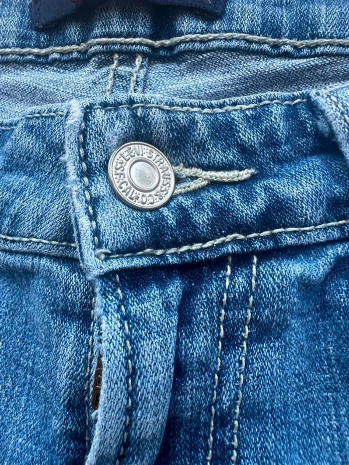 Short en jean Lévis 518 vintage usa taille 36/38 bleu top état - photo numéro 7