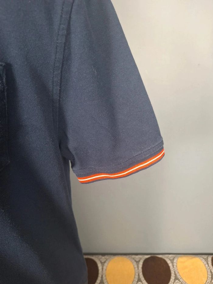 Polo tommy hilfiger bleu foncé - taille L 100% coton - logo brodé (34) - photo numéro 5