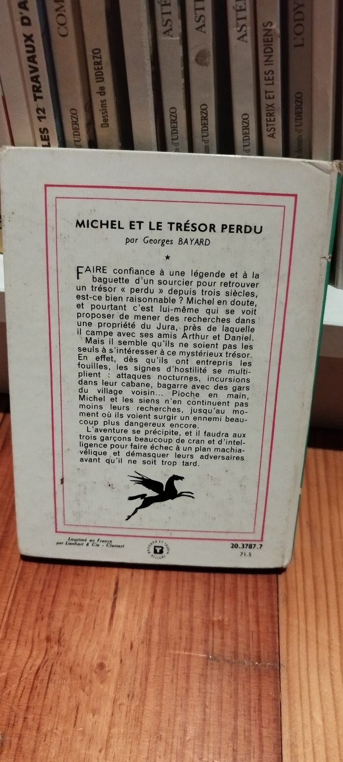 Michel et le trésor perdu livre vintage - photo numéro 2