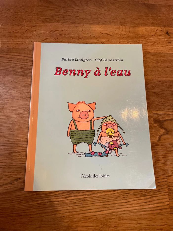 Livre L’école des loisirs Benny à l’eau