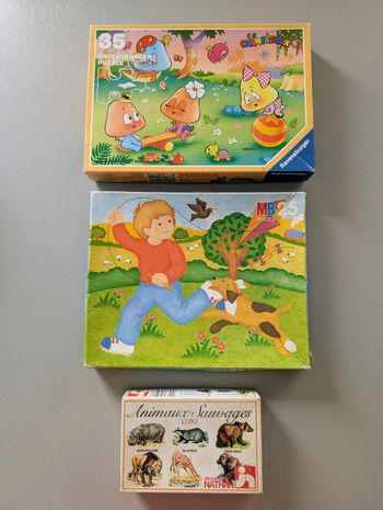 Lot de 3 jeux vintage 