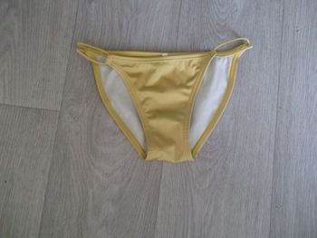 Monokini jaune soleil doublé taille 38 TBE