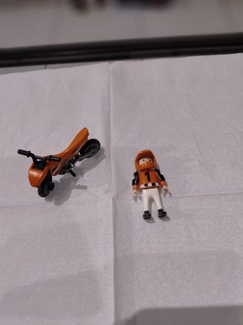 Enfant et motocross. Playmobil n°4698