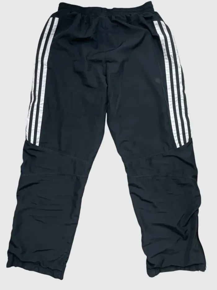 Jogging Adidas Windbreaker Track Pants Men S Black White Ankle Zip