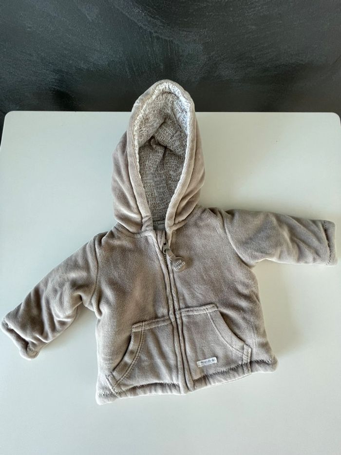 Gilet marron bébé