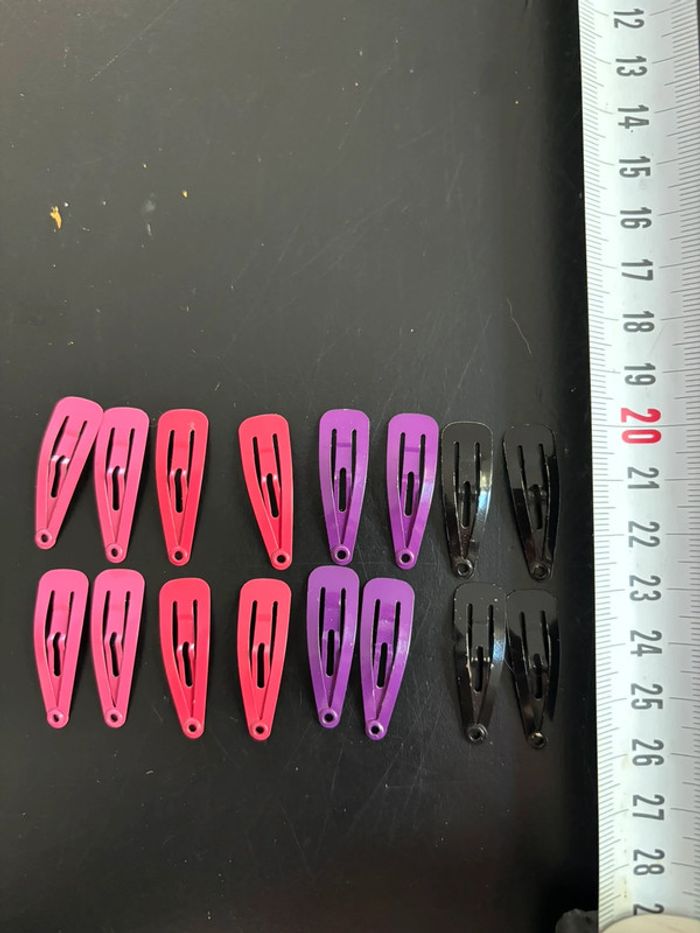 Lot de 16 barrettes bébé - photo numéro 2