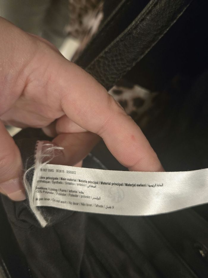 Sac à bandoulière noir/bronze Gémo - photo numéro 7