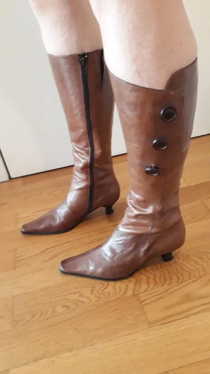 Bottes marron taille 36