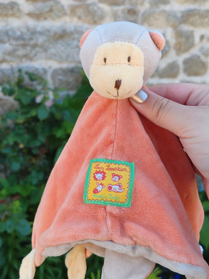Doudou plat moulin roty - singe les loustics - photo numéro 2
