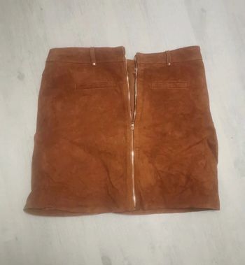 Jupe camaïeu matière enduite taille 40