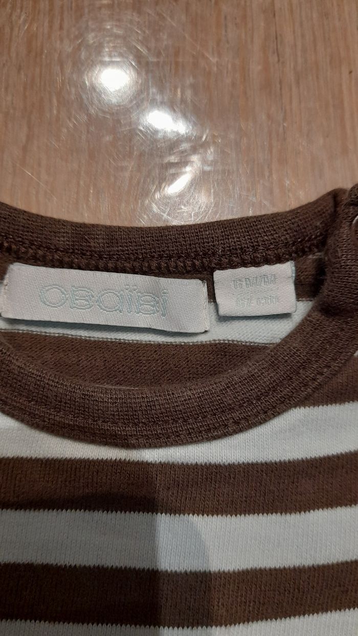 Lot de 3 t-shirts longues manches garçon 68 - photo numéro 3