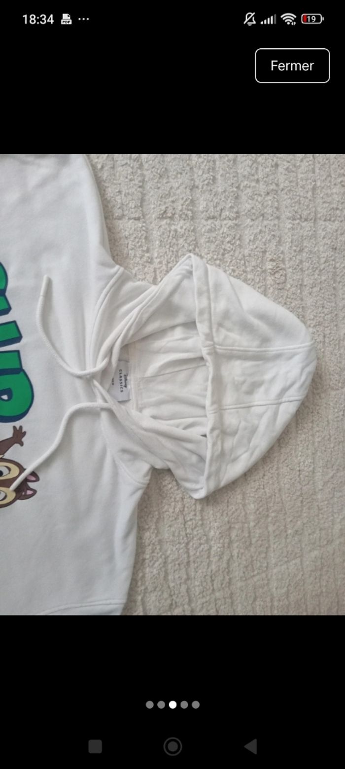 Sweat à capuche Disney Tic et tac t M - photo numéro 3