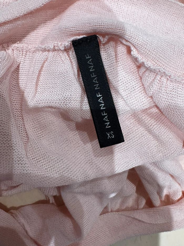 Robe rose transparente naf Naf Taille XS - photo numéro 8