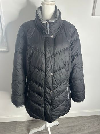 Doudoune noire et argentée M&S Mode T50 5XL