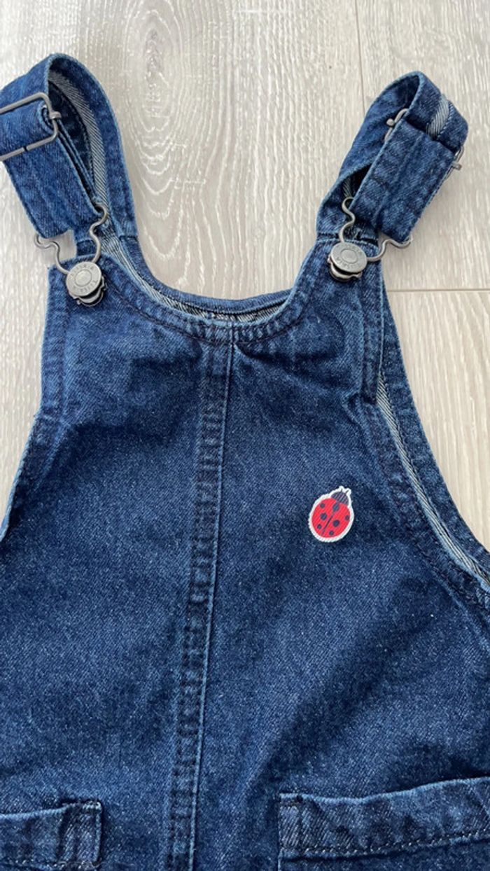 Robe salopette en jean 6 ans - photo numéro 2