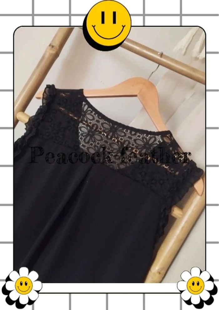Blouse débardeur noir 40/42 - photo numéro 3