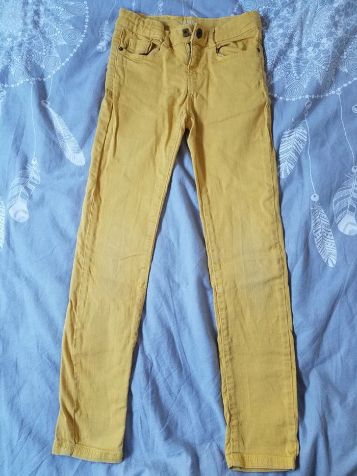 Pantalon Skinny jaune TAO 8 ans