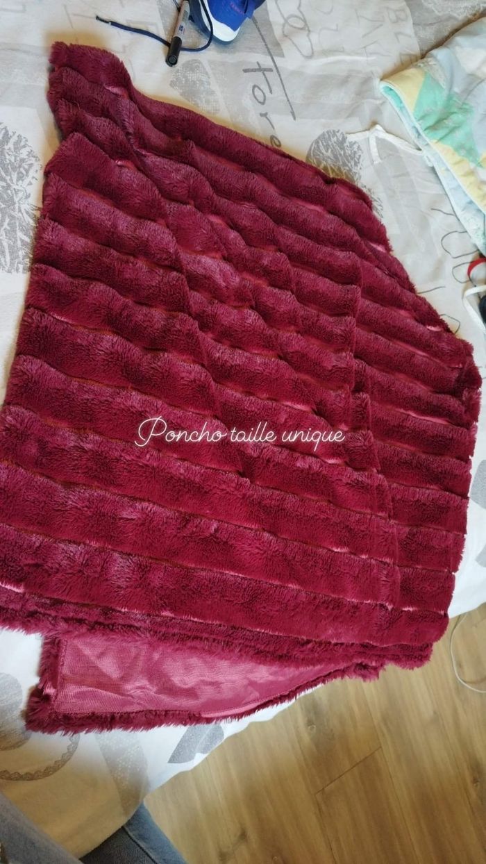 Poncho femme taille unique