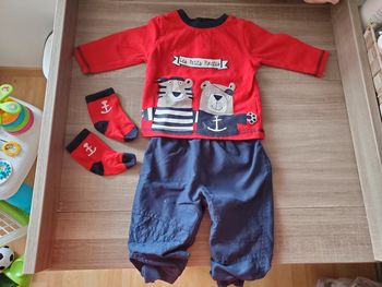 Lot de 4 tenues pour bébé garçon 6 mois