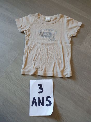 Maillot t-shirt 3ans garçon