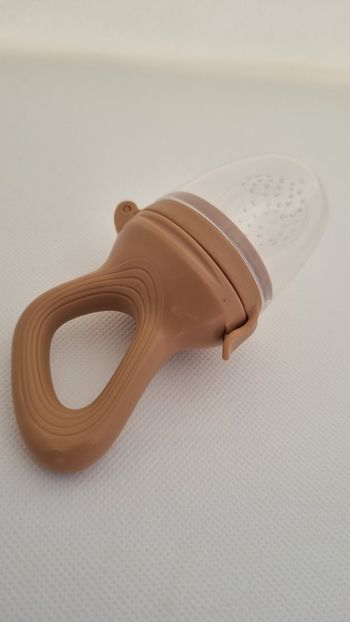 Grignoteuse alimentaire en silicone – Marron Douceur neuf 