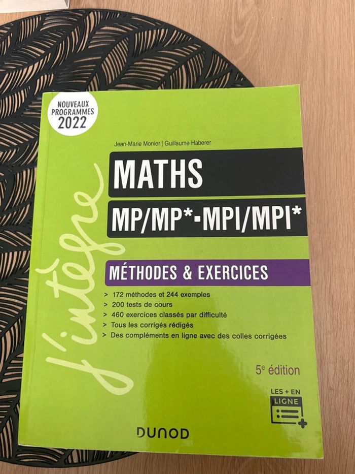 Maths MP/MP* - mpi/mpi* - Dunod