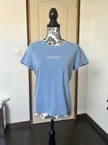 T-shirt Tom Tailor taille S bleu ciel 