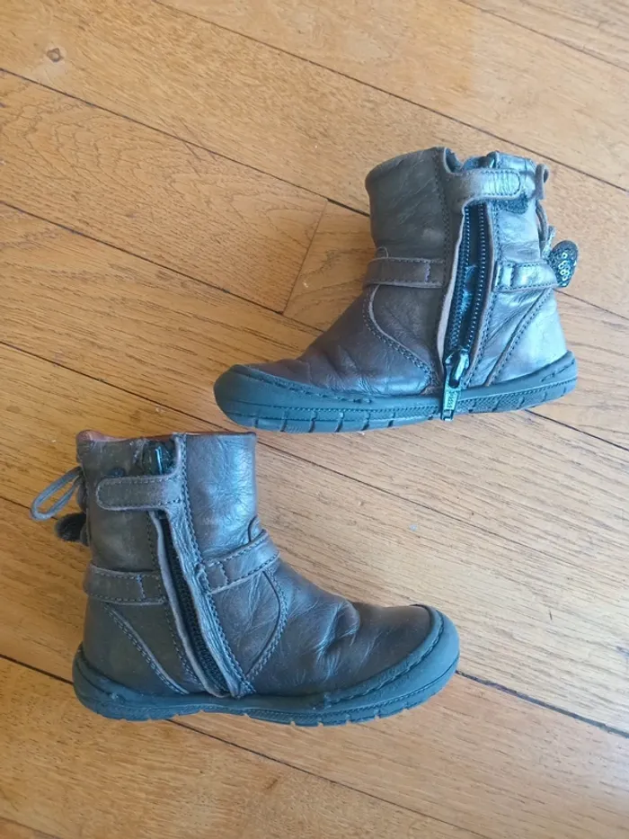 Lot 3 bottines cuir fille pointure 22 Shoopom / FR/ Aster - photo numéro 7