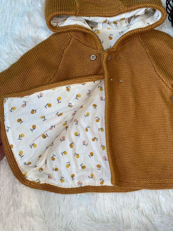 Veste en maille moutarde - photo numéro 3