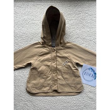 Veste légère kaki crème taille 18 mois Kiabi