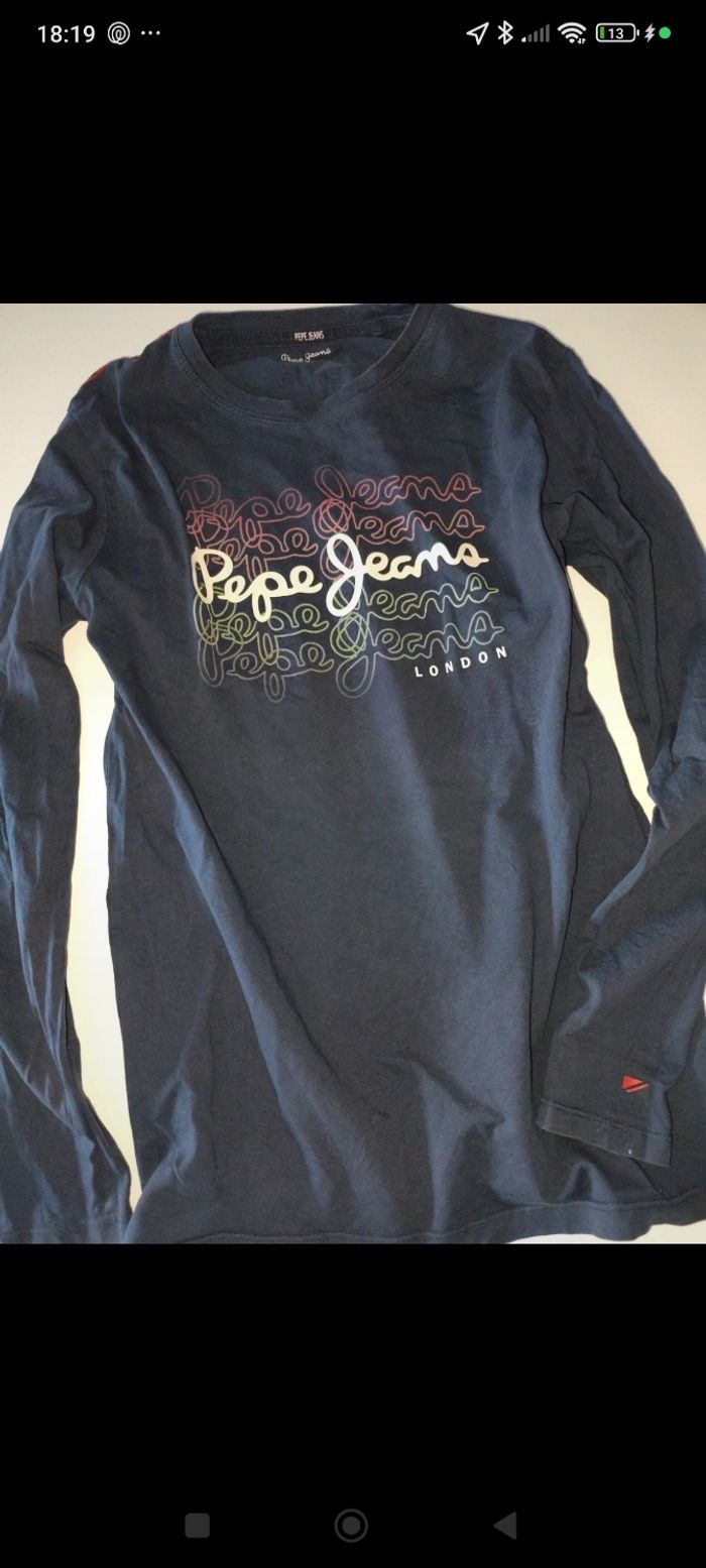 Lot tee shirts manches longues 14/16 ans - photo numéro 9