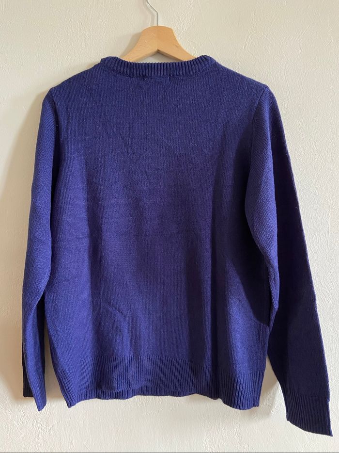 Pull de Noël bleu - photo numéro 2