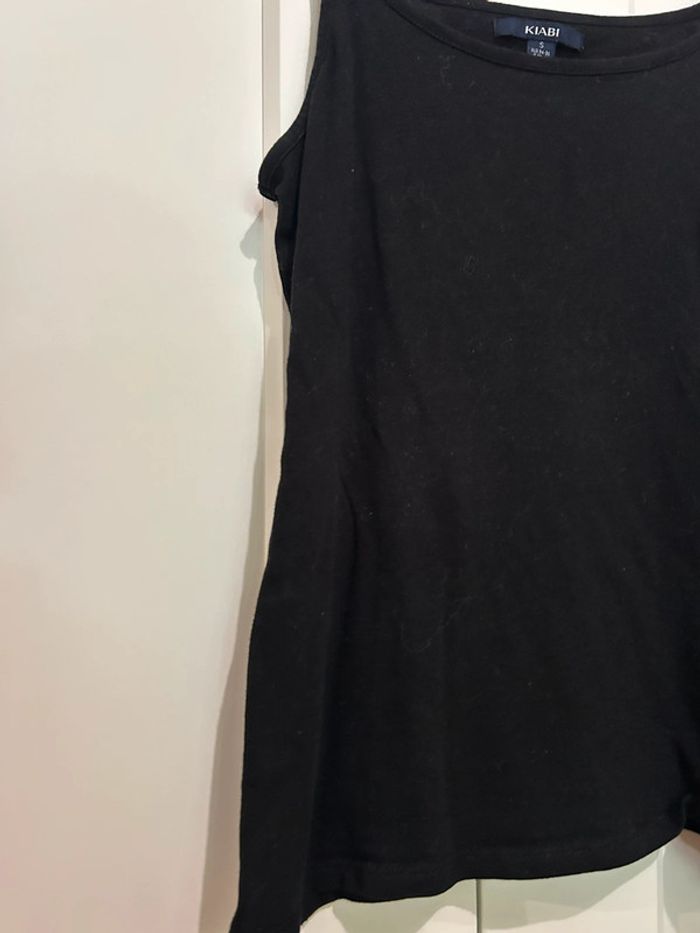 693 – débardeur basic noir à bretelles Kiabi en taille S - photo numéro 4