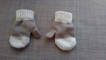 Moufles bébé en laine 12/24mois Kiabi