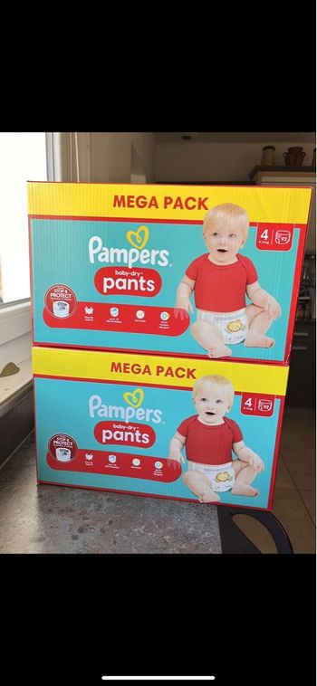 2 paquet de couche Pampers baby dry pants taille 4