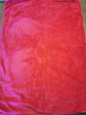 Couverture épaisse chaude rose lapin enfant bébé 73 X 108 cms prémaman