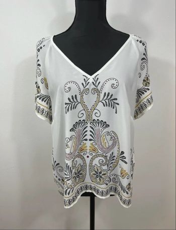 Blouse manche courte camaïeu taille XL 42 