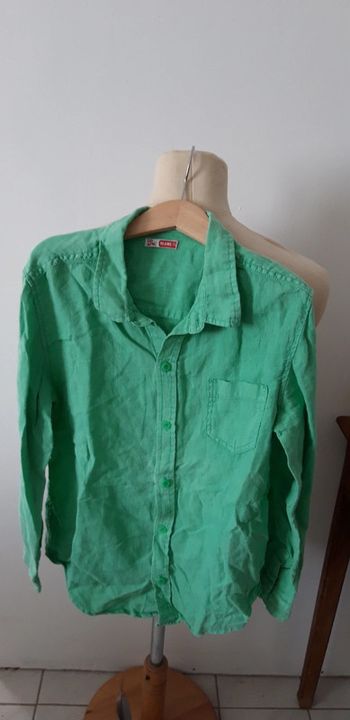 Chemise verte