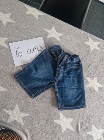 Short en jeans garçon