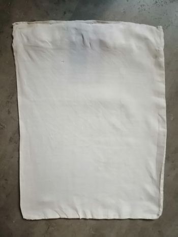 sous taie d'oreiller 54 x 40 cm blanche