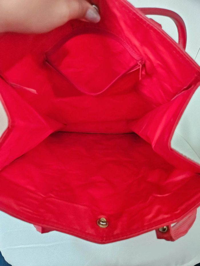 Sac rouge à main - photo numéro 2