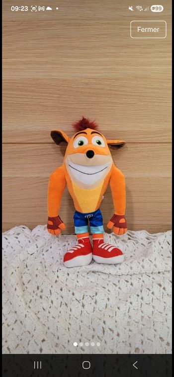 Peluche crash bandicoot