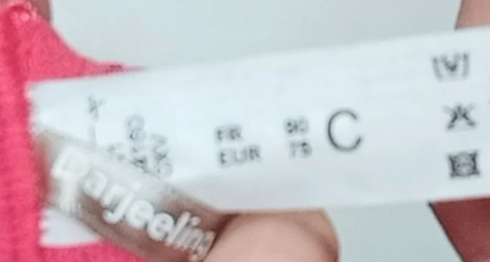 Soutien gorge corail doublé dentelle 90C - photo numéro 5