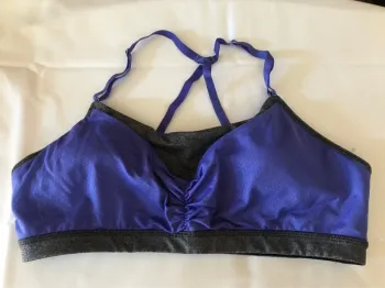 Brassière sport roxy bleu et gris