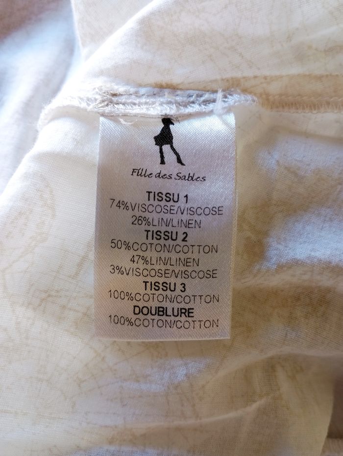 🌸 Robe sans manche, Fille des sables, taille 40 - photo numéro 9